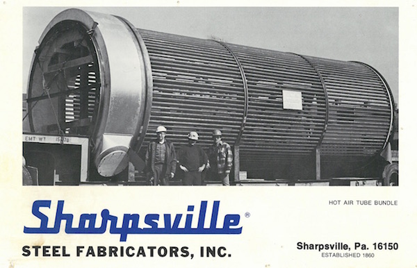 sharpsville-container-hot-air-tube-bundle-circa-1950