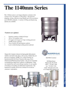 Brochure for 1140mm Container Series