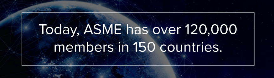 history of ASME graphic